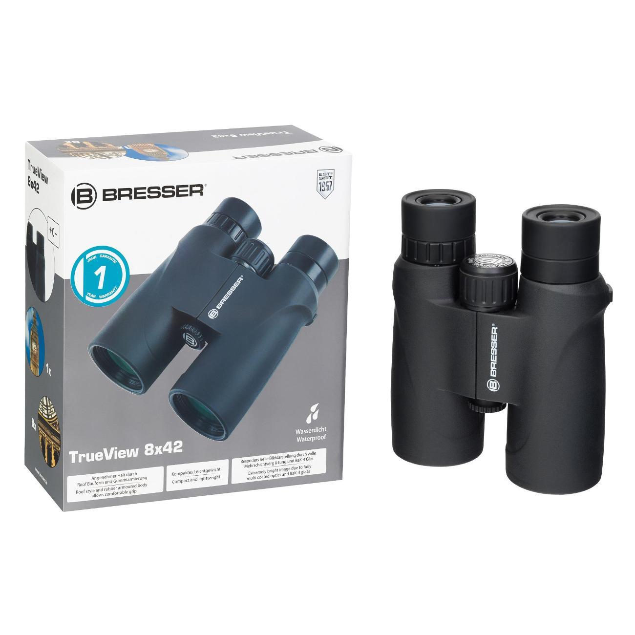 Бинокль BRESSER TrueView 8x42 WP черный