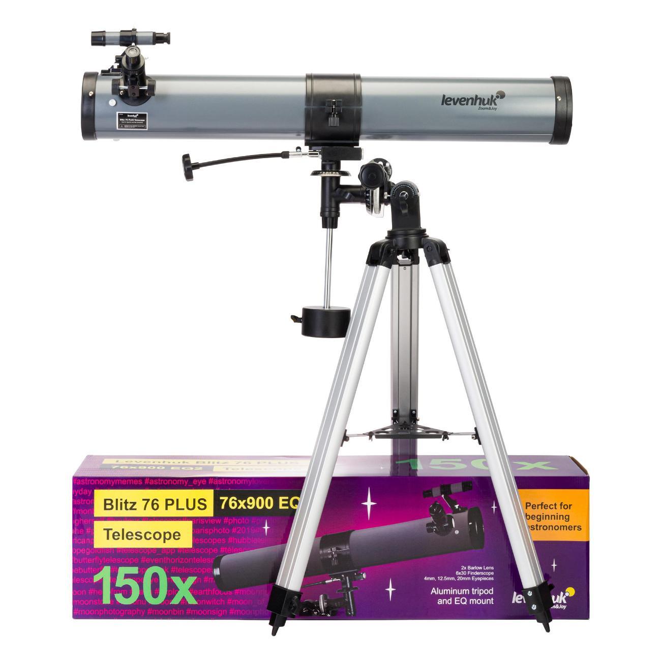 Телескоп Levenhuk Blitz 76 PLUS