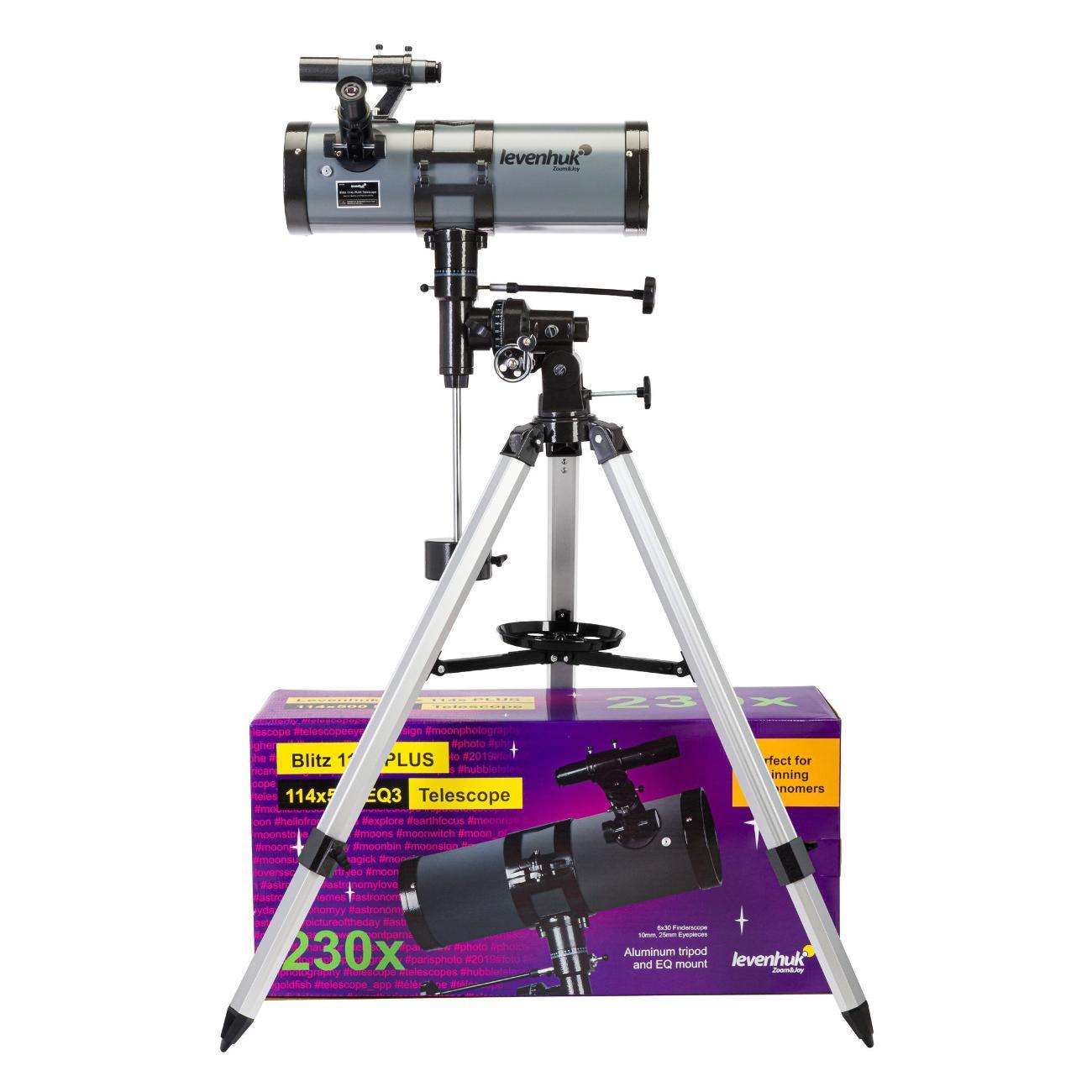 Телескоп Levenhuk Blitz 114s PLUS