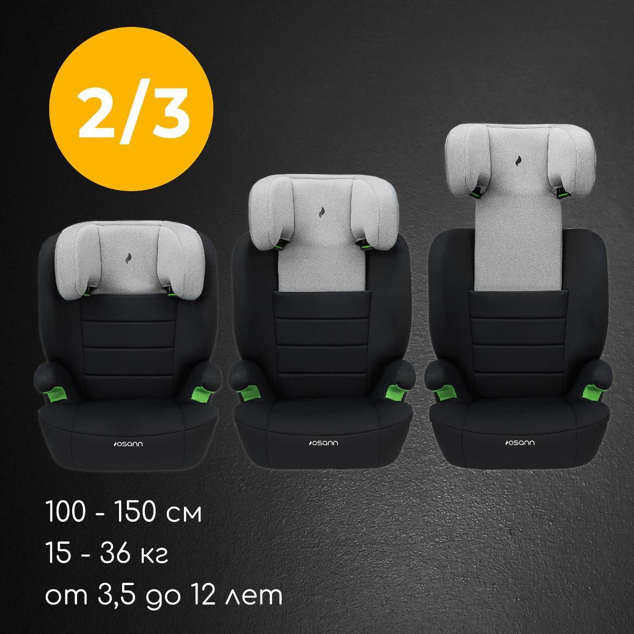 Детское автокресло Osann Musca Isofix Grey Melange