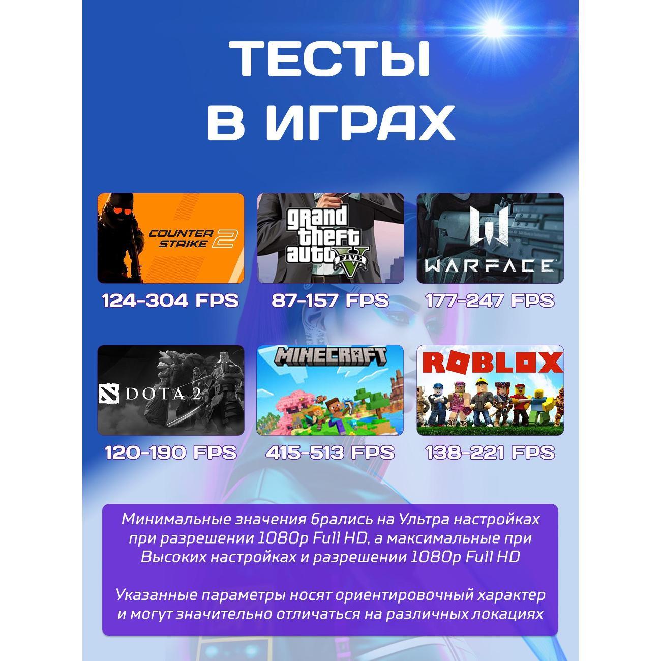 Системный блок БиГ! Комп White Dragon Core i7 GTX 1660 Super W10 16GB 256GB 70v279.1l