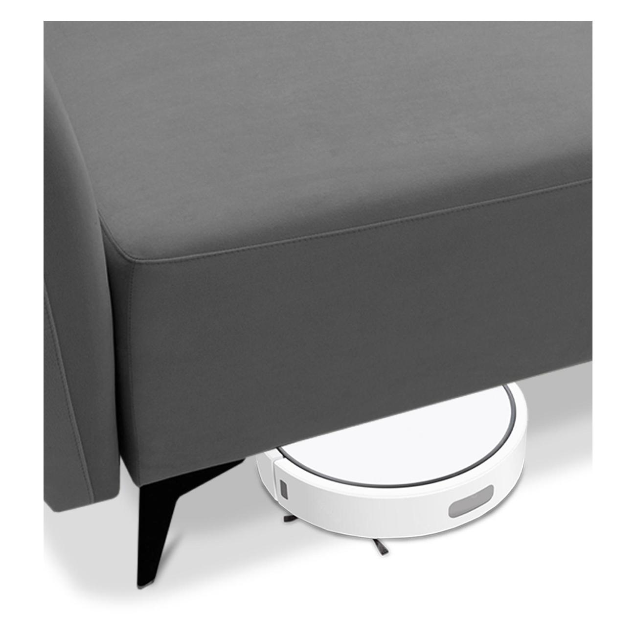 Диван Ладья Тиволи 120 Ultra серый