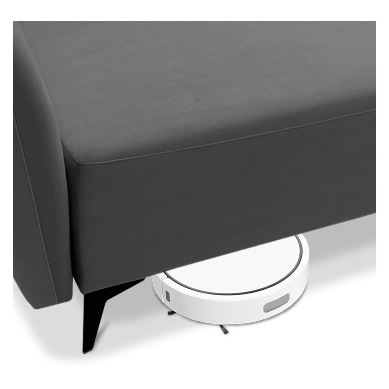 Диван Ладья Тиволи D3 Ultra серый