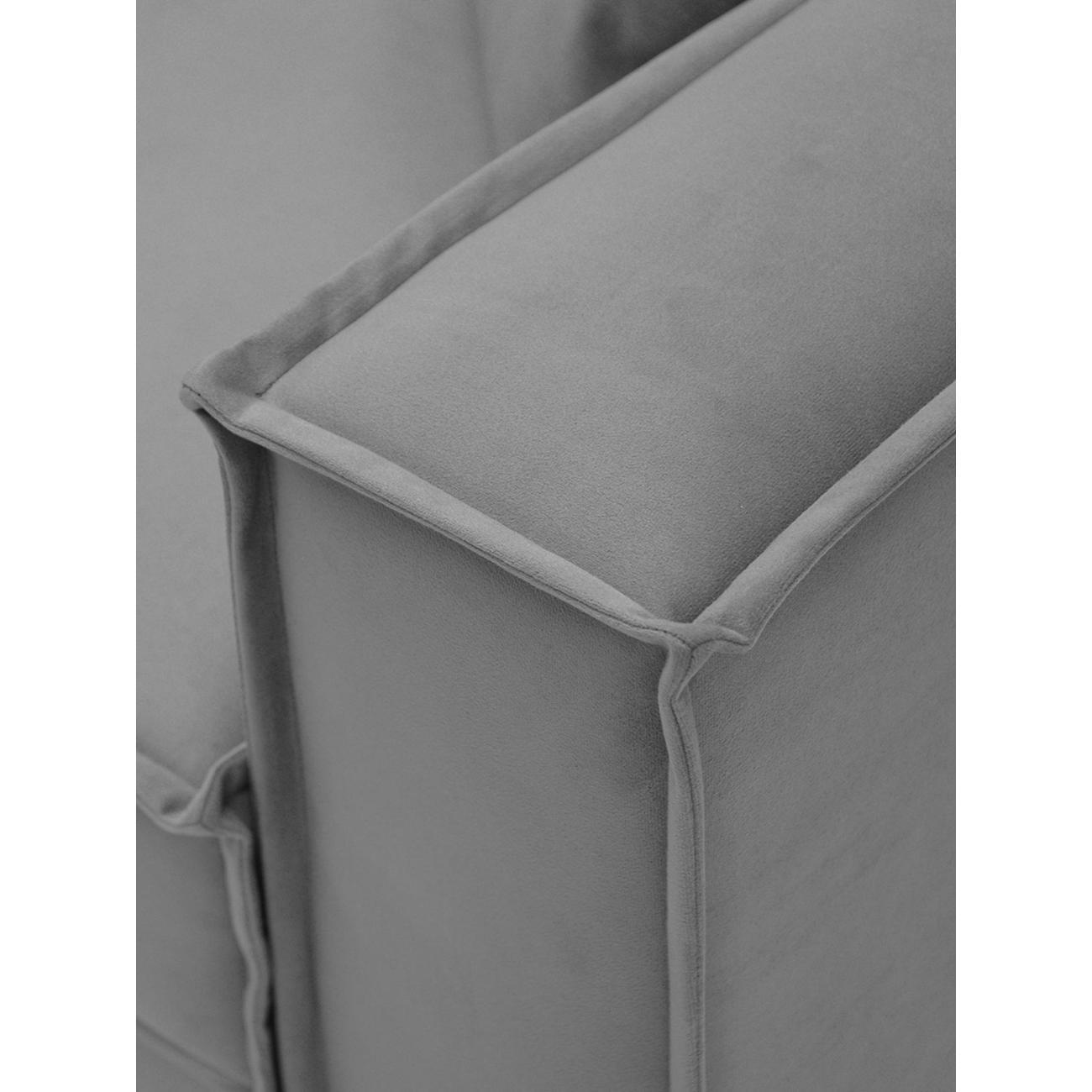 Диван Ладья Авиньон 140 Ultra серый