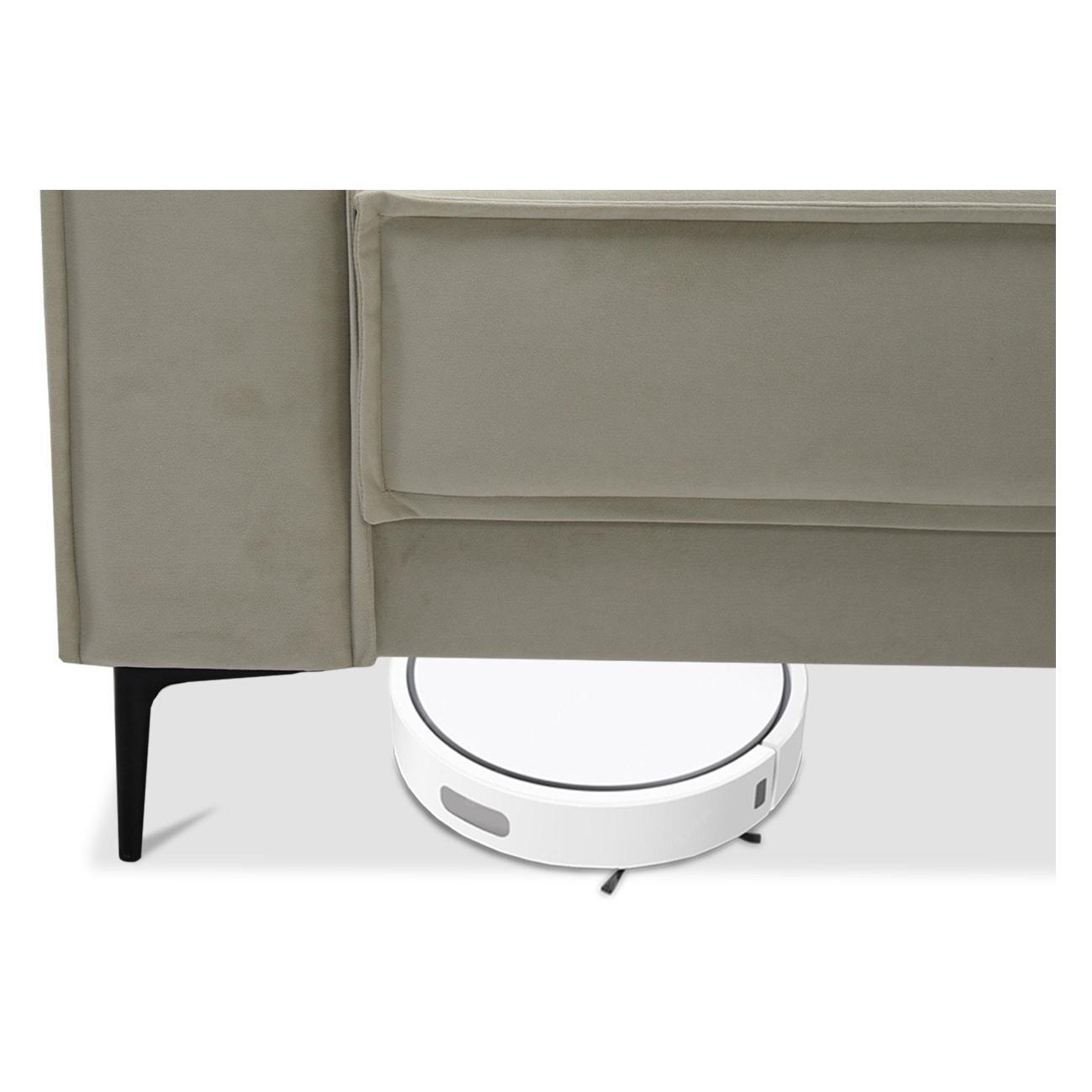 Диван Ладья Авиньон 140 велюр песочный