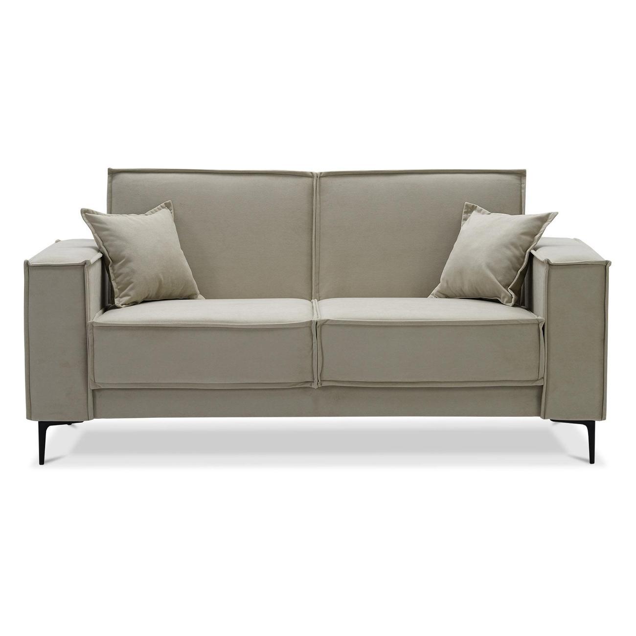 Диван Ладья Авиньон 140 велюр песочный