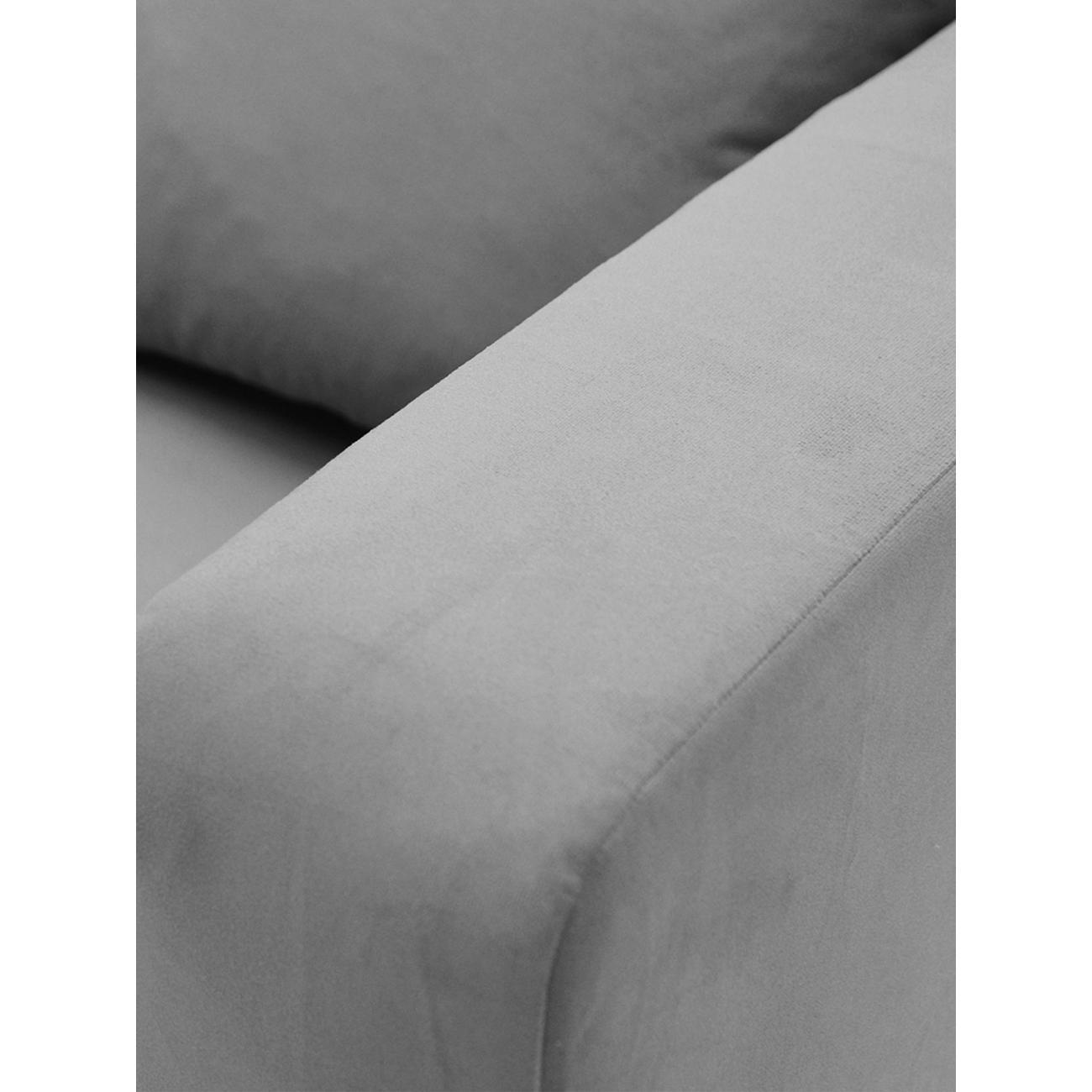 Кушетка Ладья Иби правый Baza 05 серый