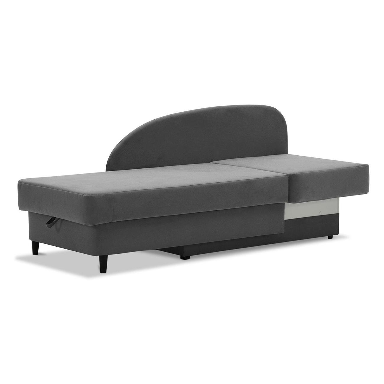 Кушетка Ладья Иби правый Baza 05 серый