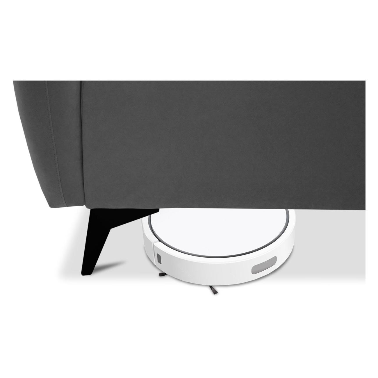 Кушетка Ладья Тиволи 1(120) Ultra Grey, ultra горчичный