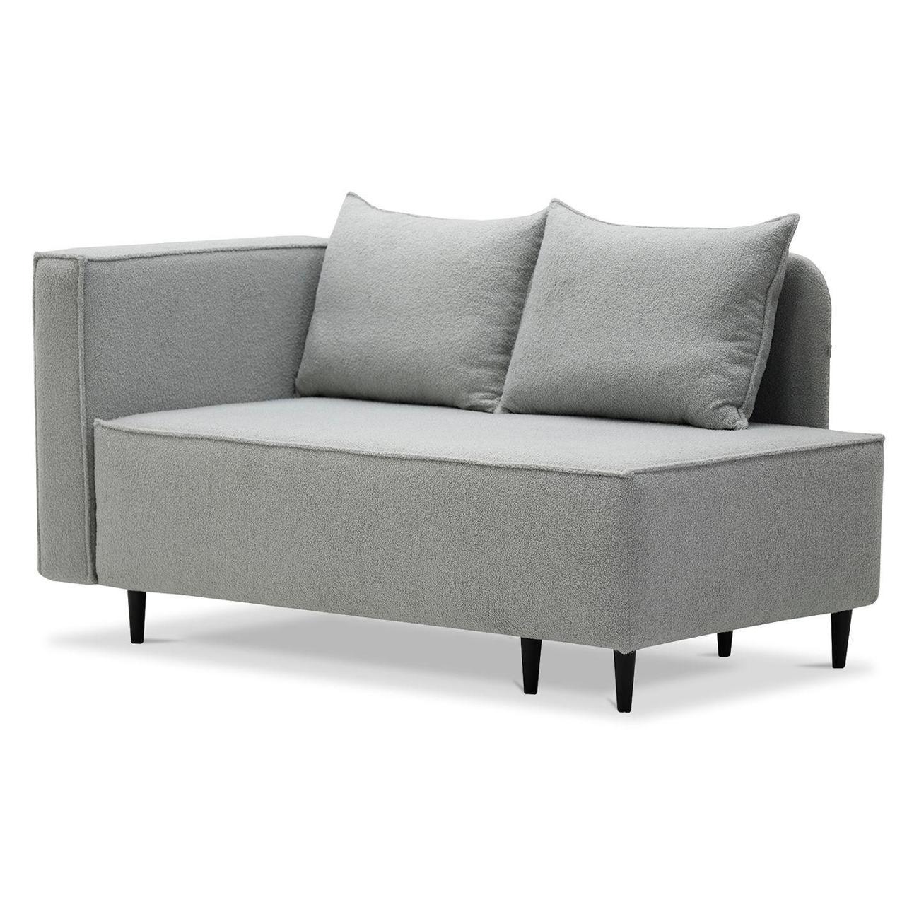 Кушетка Ладья Элфи левый Bravo дым