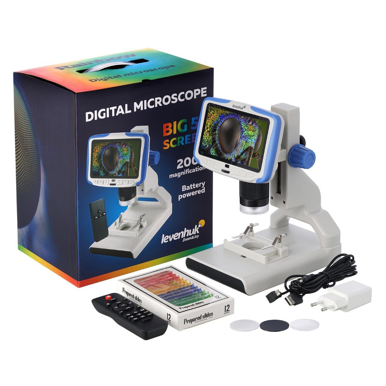 Микроскоп Levenhuk Rainbow DM500 LCD белый