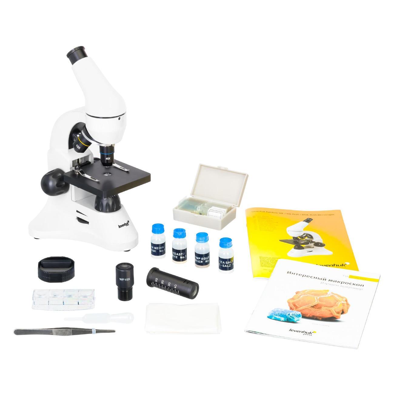 Микроскоп Levenhuk Rainbow 50L лунный камень