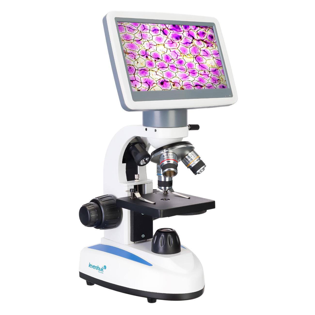 Микроскоп Levenhuk D85L LCD белый