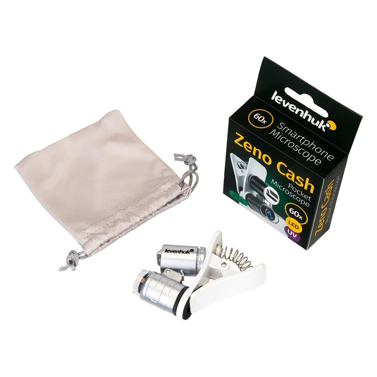 Микроскоп Levenhuk Zeno Cash ZC4 белый