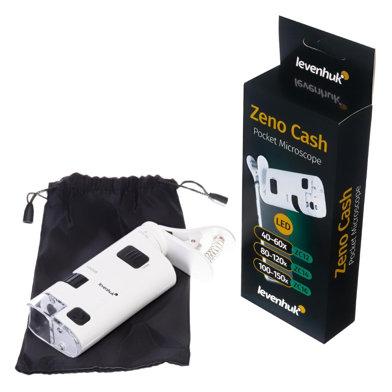 Микроскоп Levenhuk Zeno Cash ZC14 белый