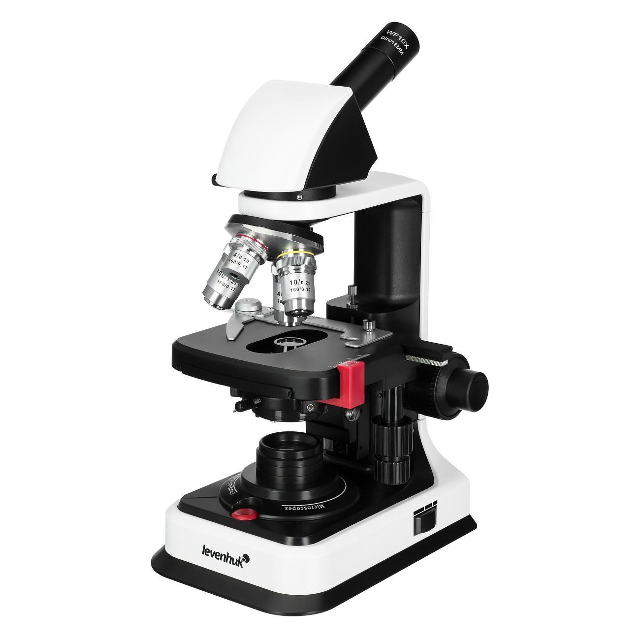 Микроскоп Levenhuk 450M черный