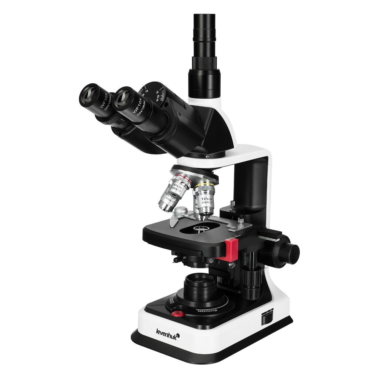 Микроскоп Levenhuk 450T черный