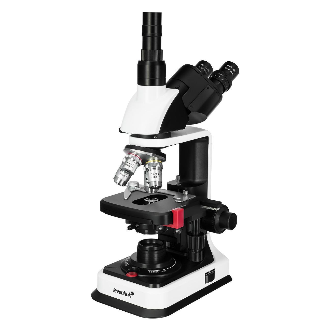 Микроскоп Levenhuk 450T черный