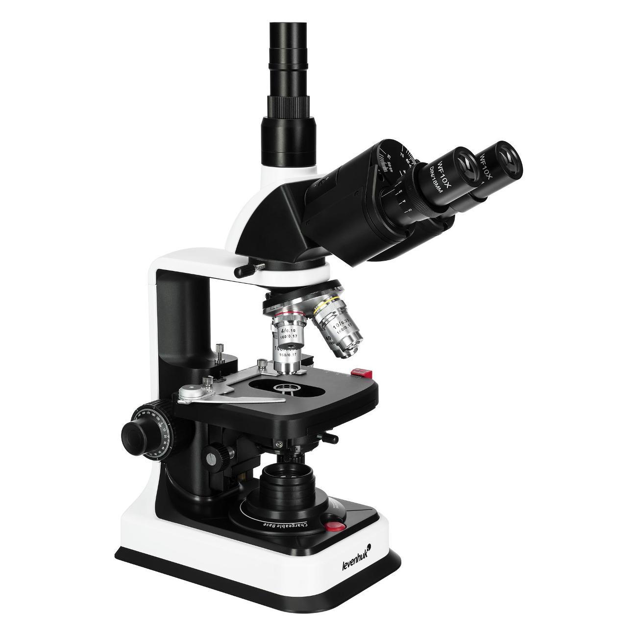 Микроскоп Levenhuk 450T черный