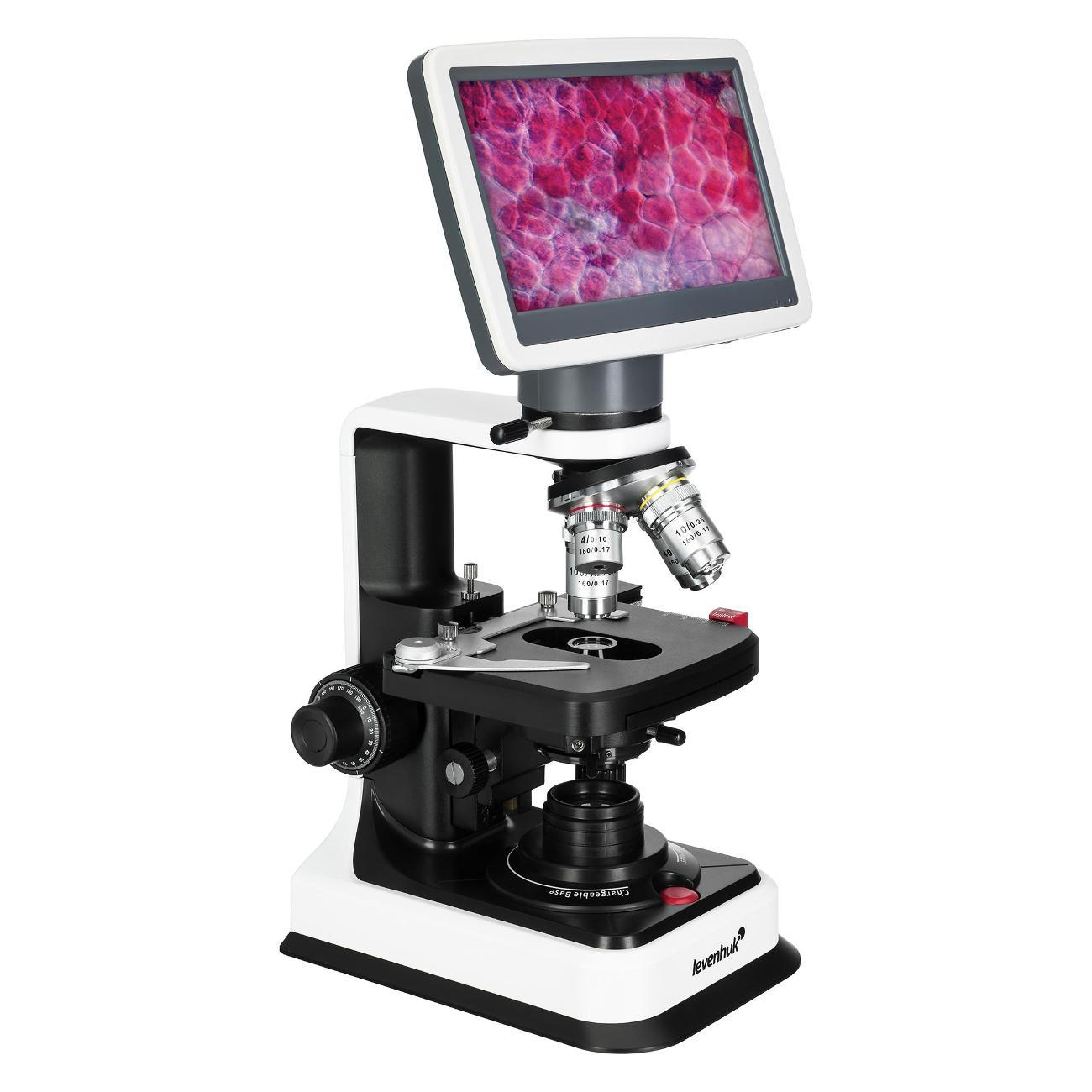 Микроскоп Levenhuk D450L LCD 7" черный