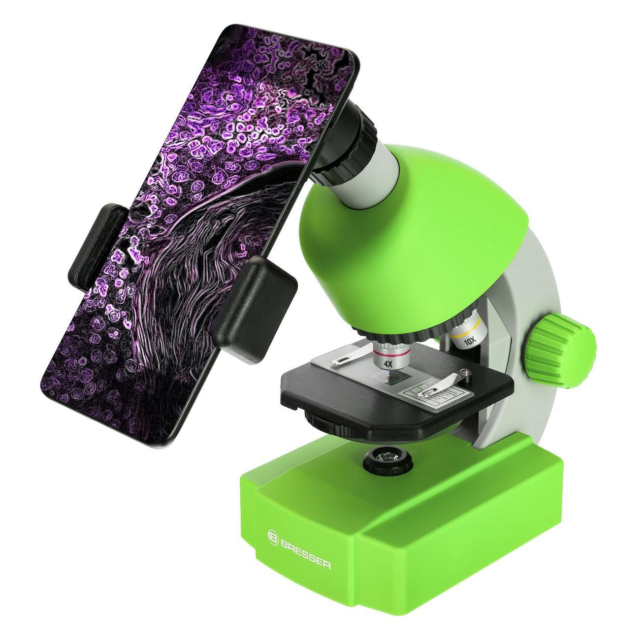 Микроскоп BRESSER Junior 40x-640x зеленый