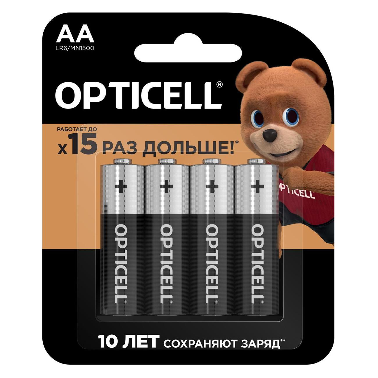 Батарея Opticell Basic AA 4шт
