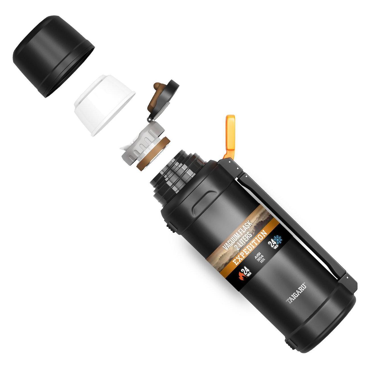 Термос TAIGARU EXPEDITION 2,0 л черный