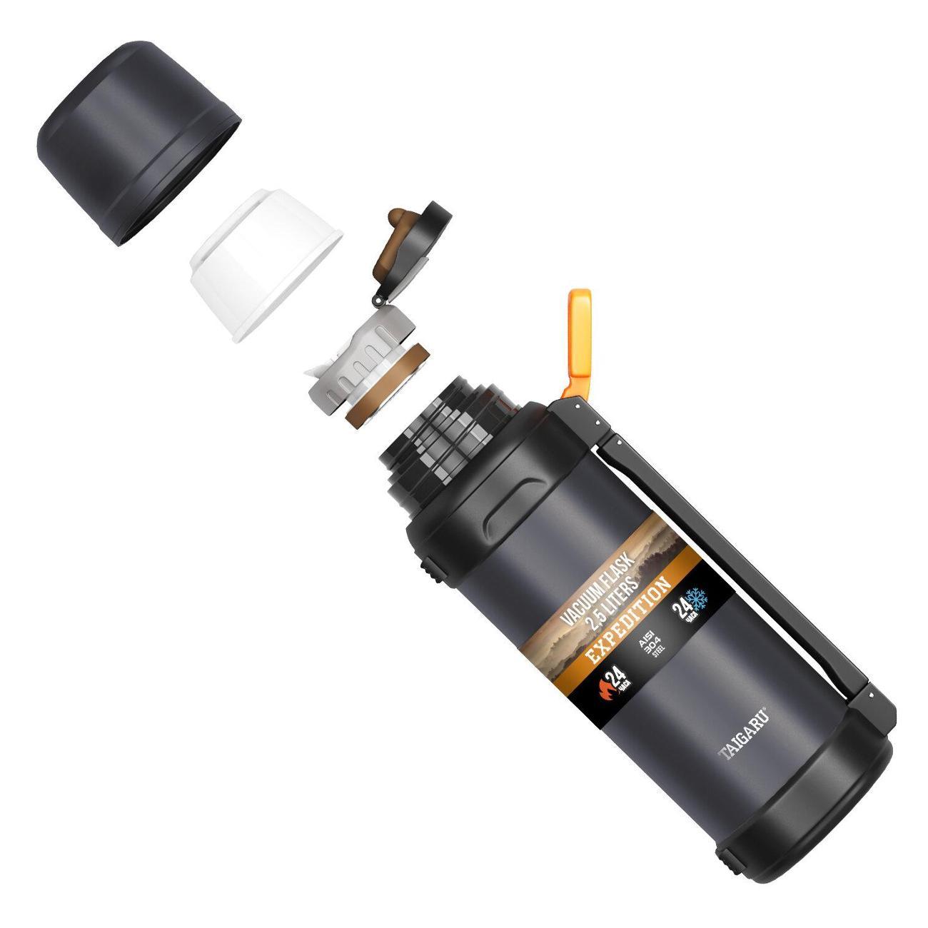 Термос TAIGARU EXPEDITION 2,5 л черный
