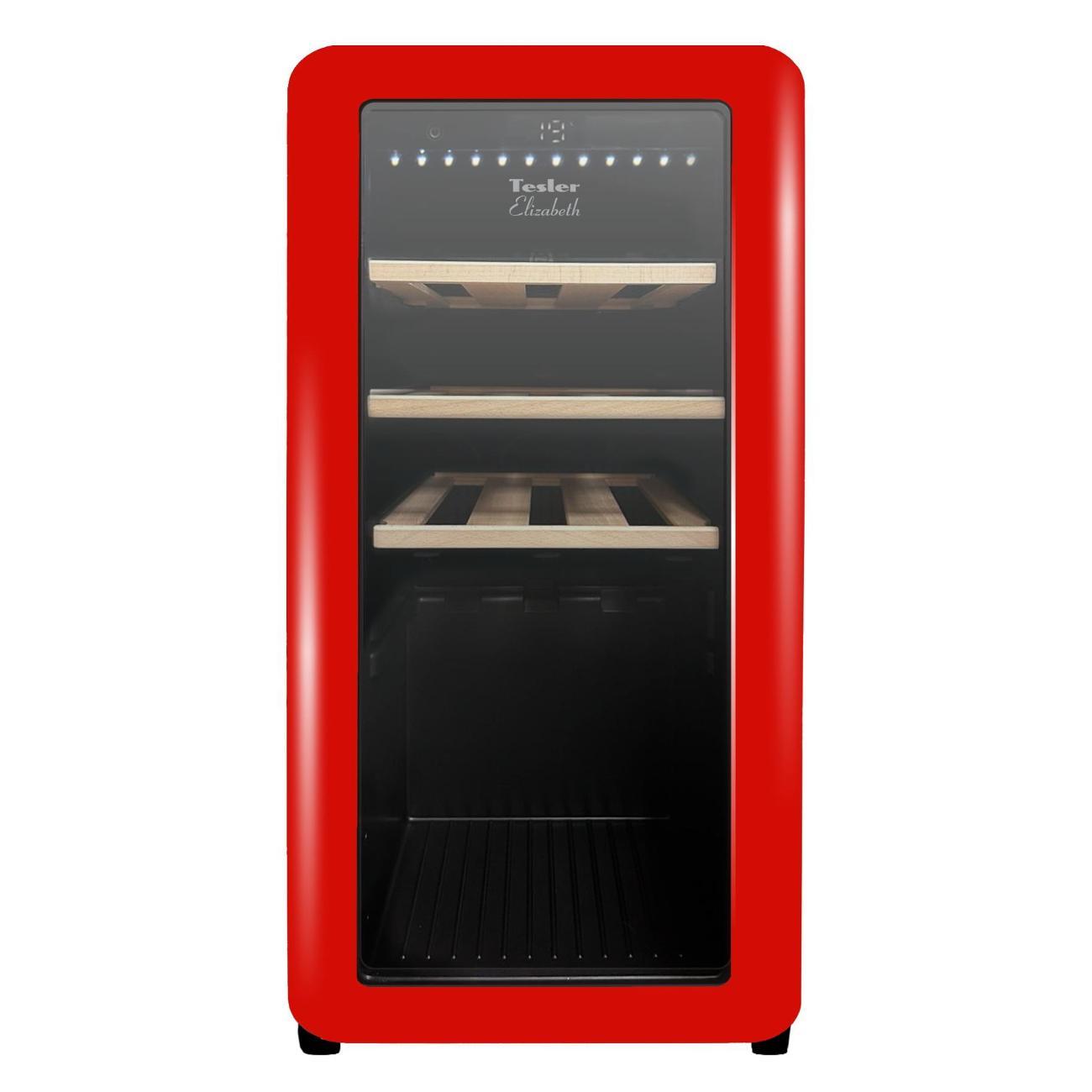 Винный шкаф Tesler CWC-188 RUBY RED LD