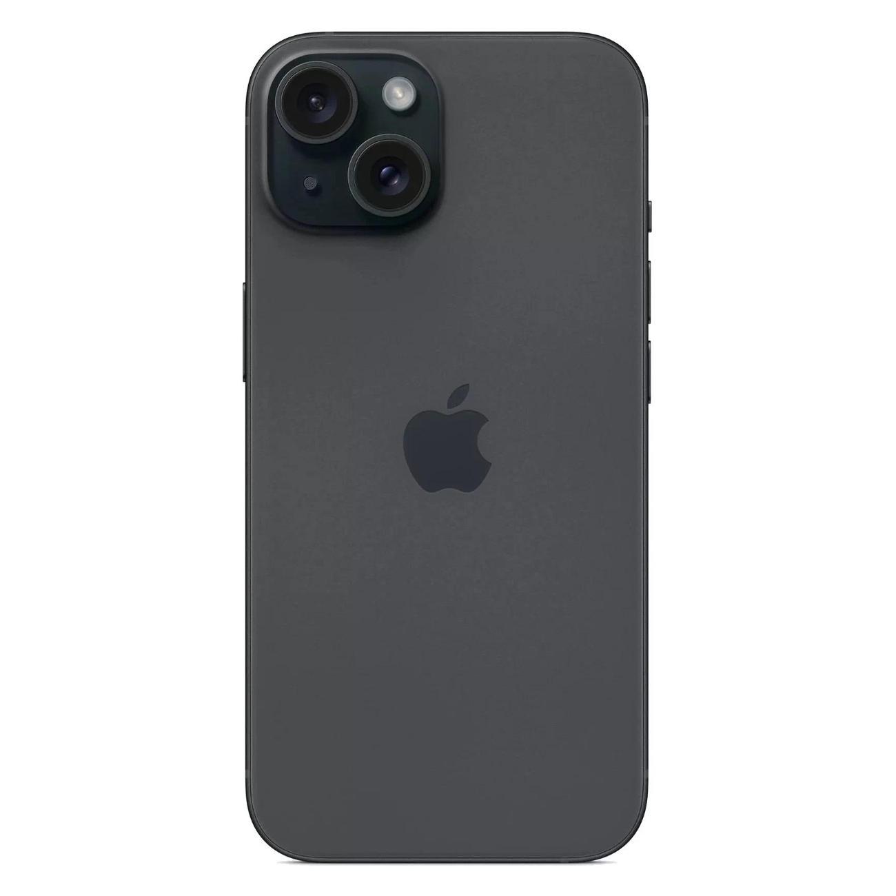 Смартфон Apple iPhone 15 256Gb Black Sim+ESim(без RuStore)