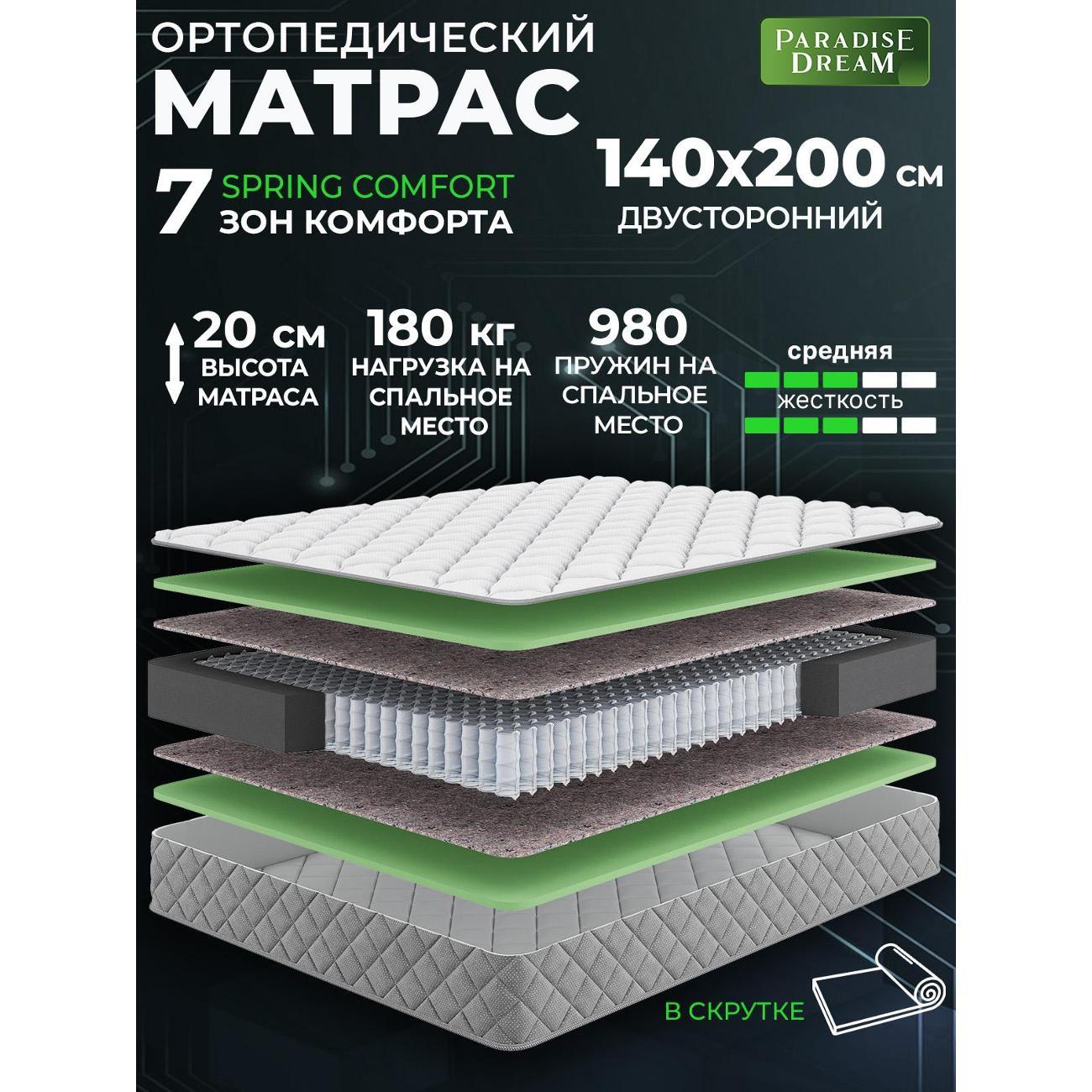 Матрас Paradise Dream FoamPerf.Spr.140х200