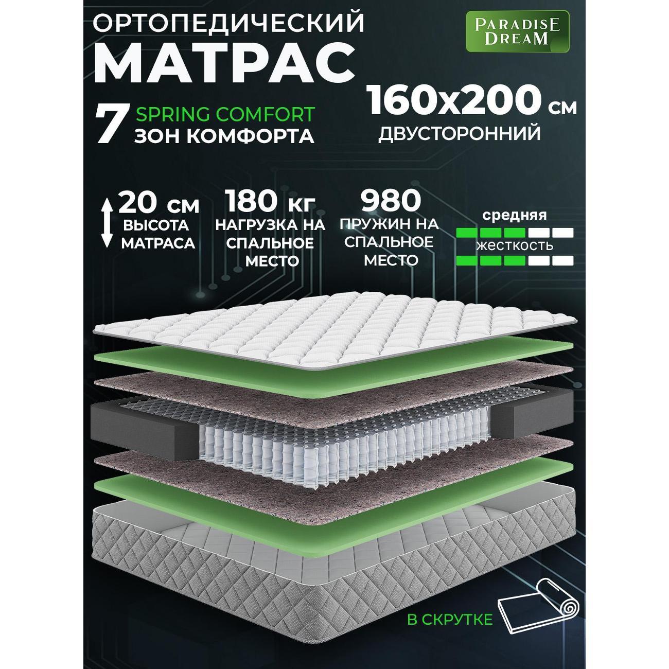 Матрас Paradise Dream FoamPerfectSpring160х200
