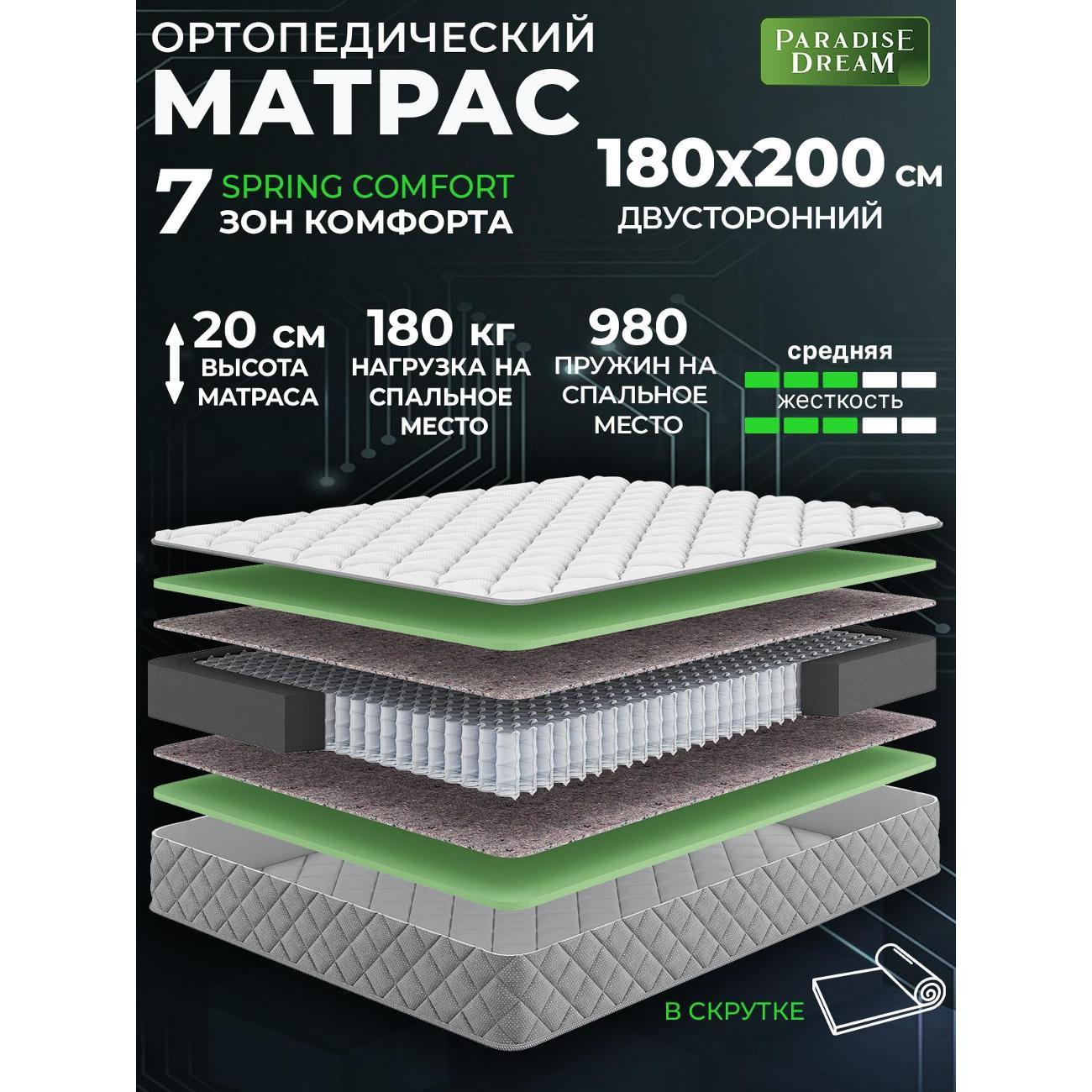Матрас Paradise Dream FoamPerfectSpring180х200