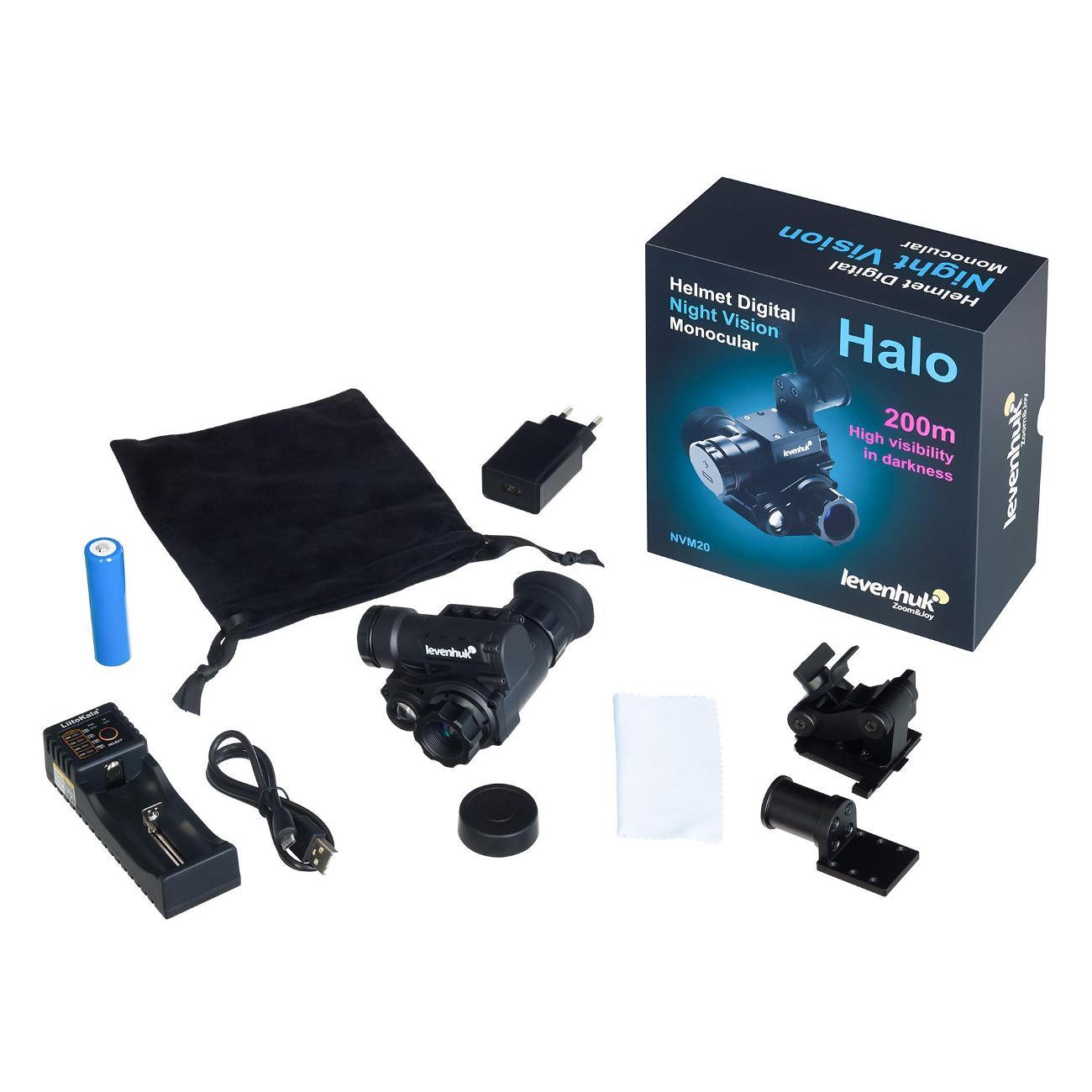 Монокуляр Levenhuk Halo NVM20 Helmet