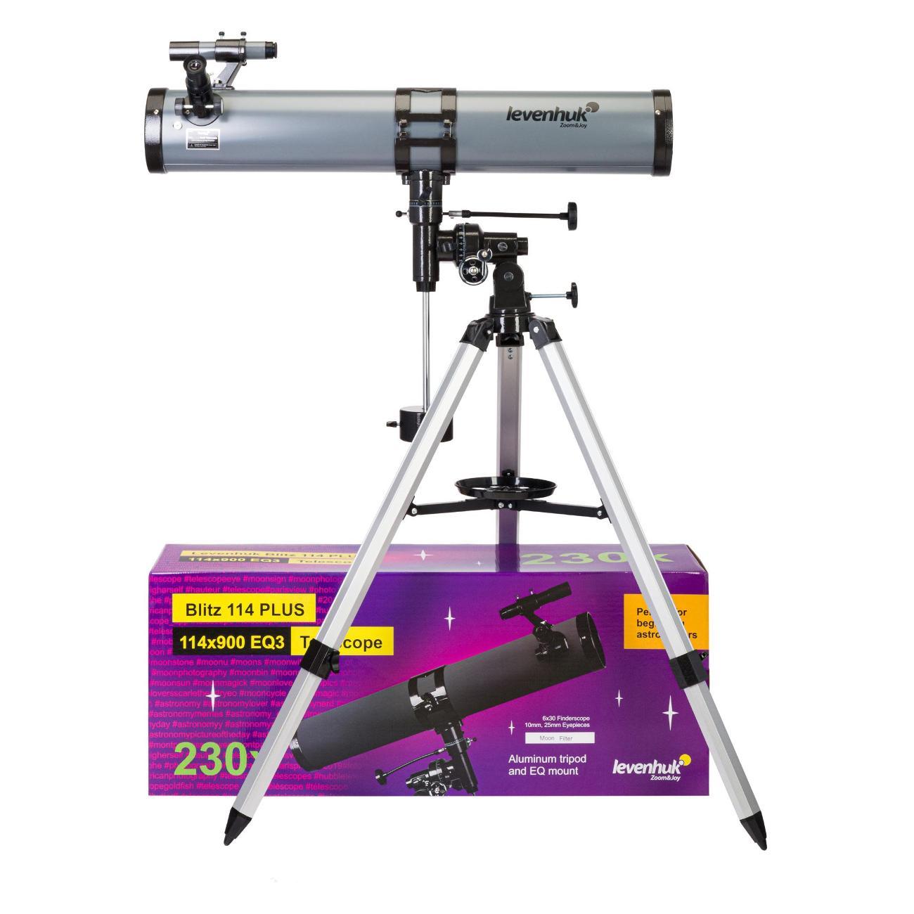 Телескоп Levenhuk Blitz 114 PLUS