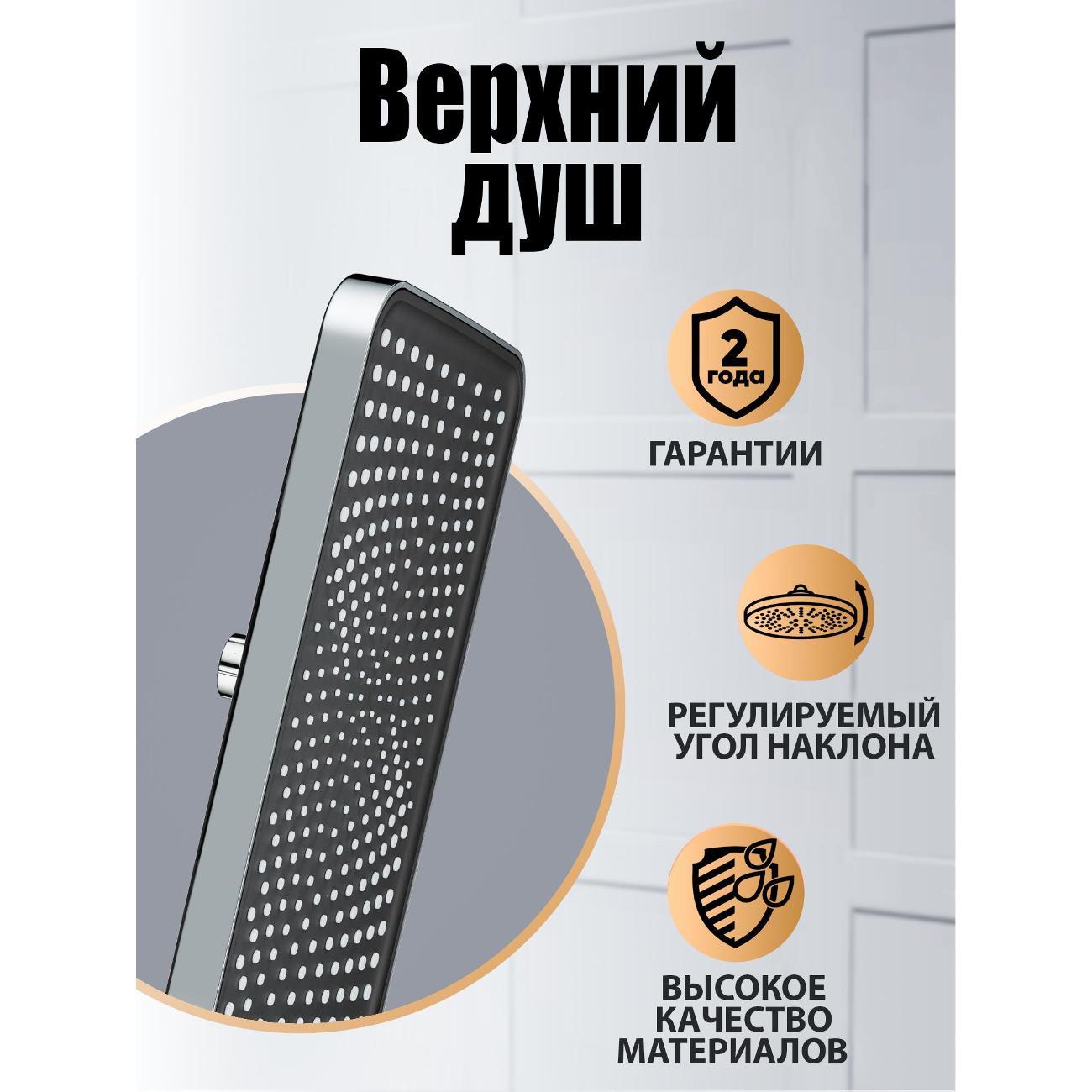 Лейка для душа Orange S16TScr