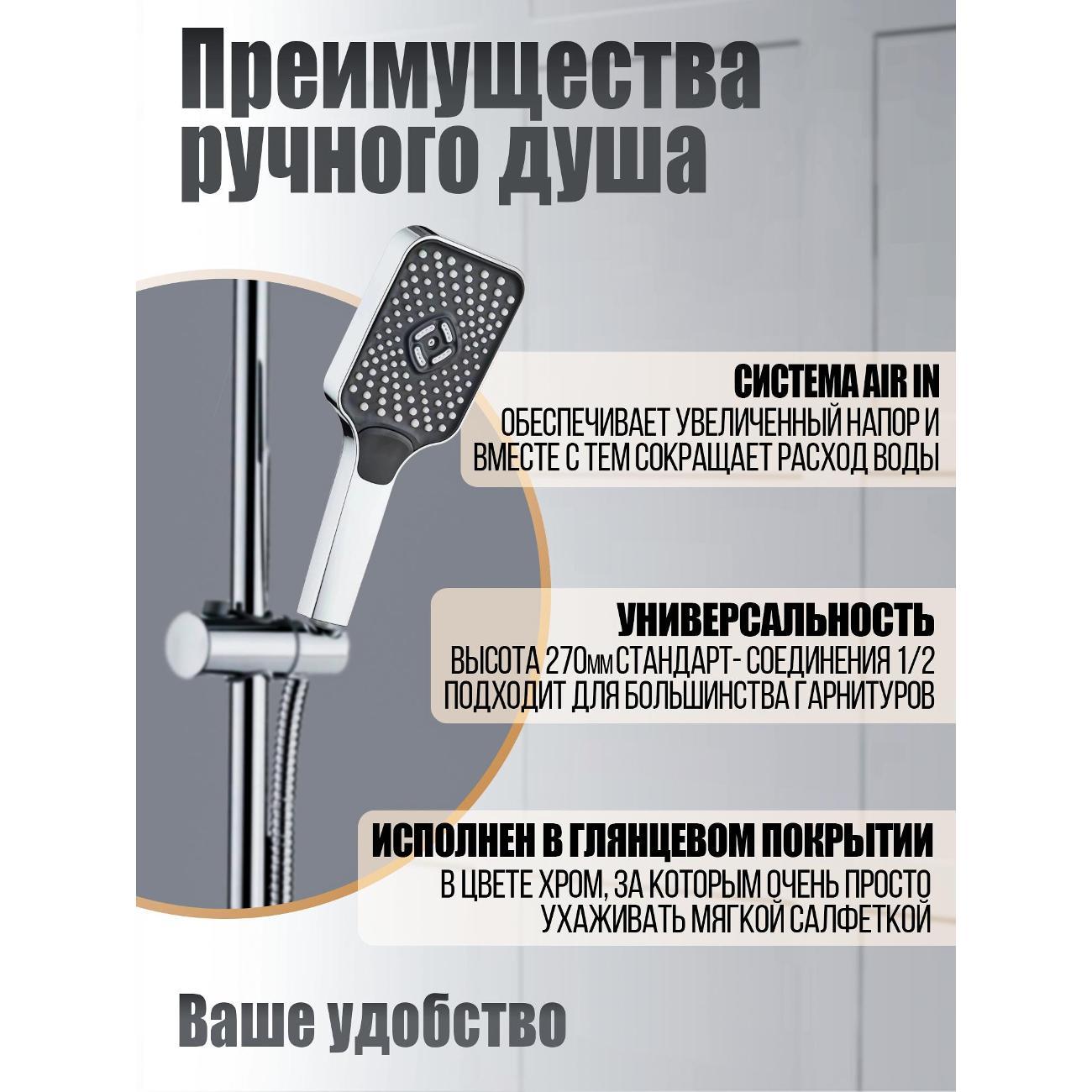 Лейка для душа Orange S16HScr