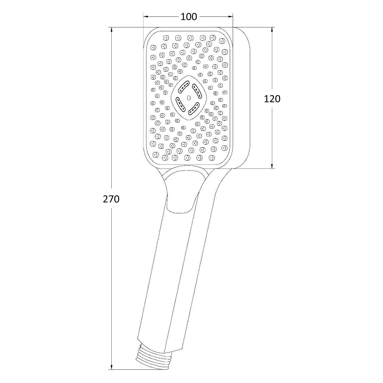 Лейка для душа Orange S16HScr