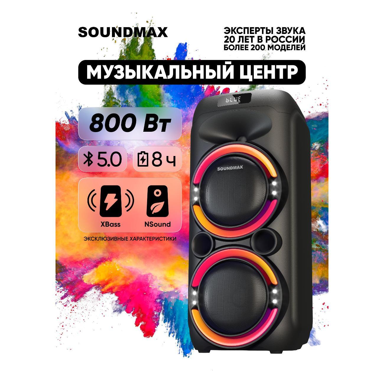Колонка Soundmax SM-MS4101(черный)