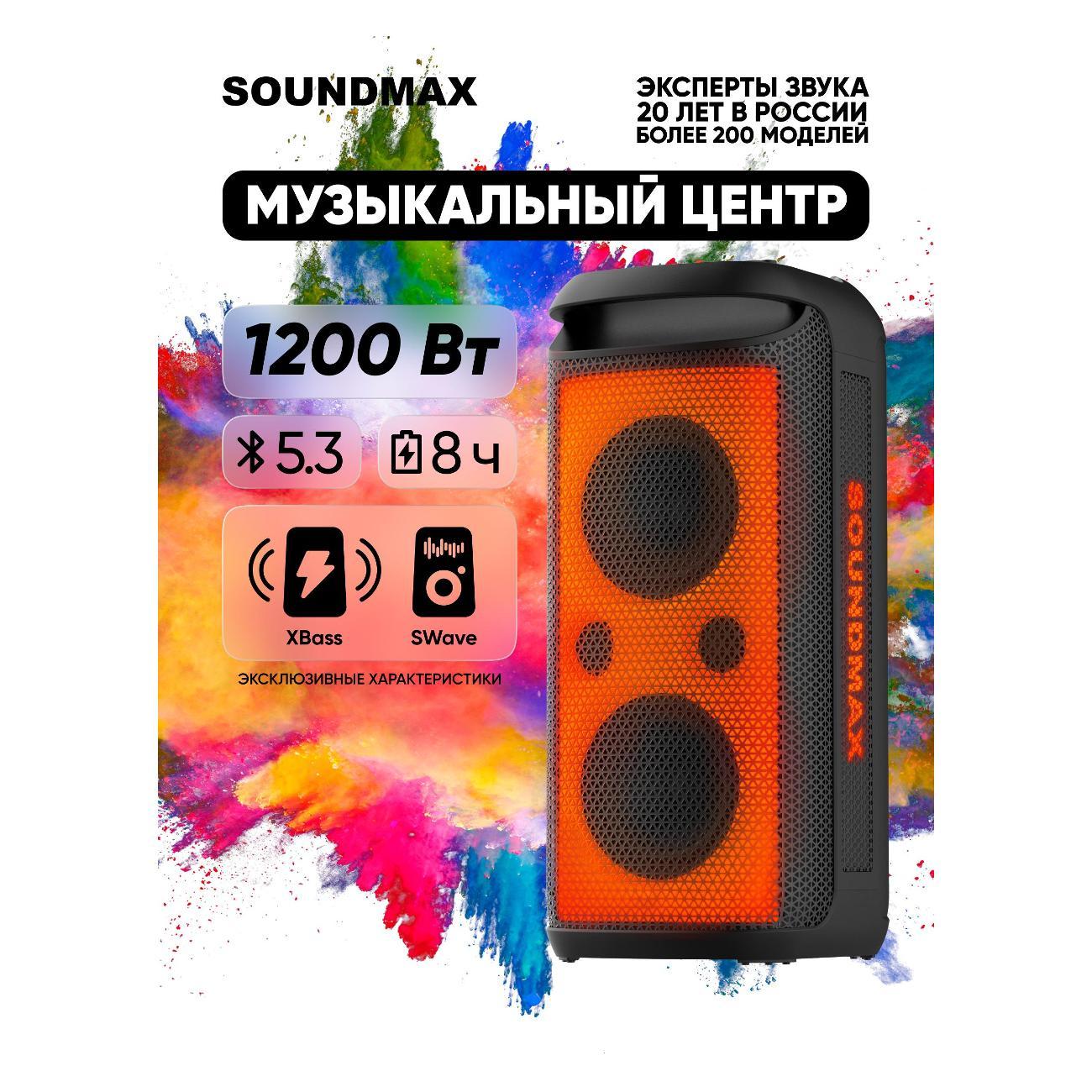 Hi-Fi Колонки Soundmax SM-MS4209(черный)