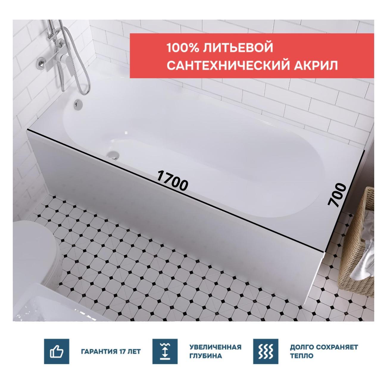 Ванна 1MARKA ATLAS (01атл1770кп)