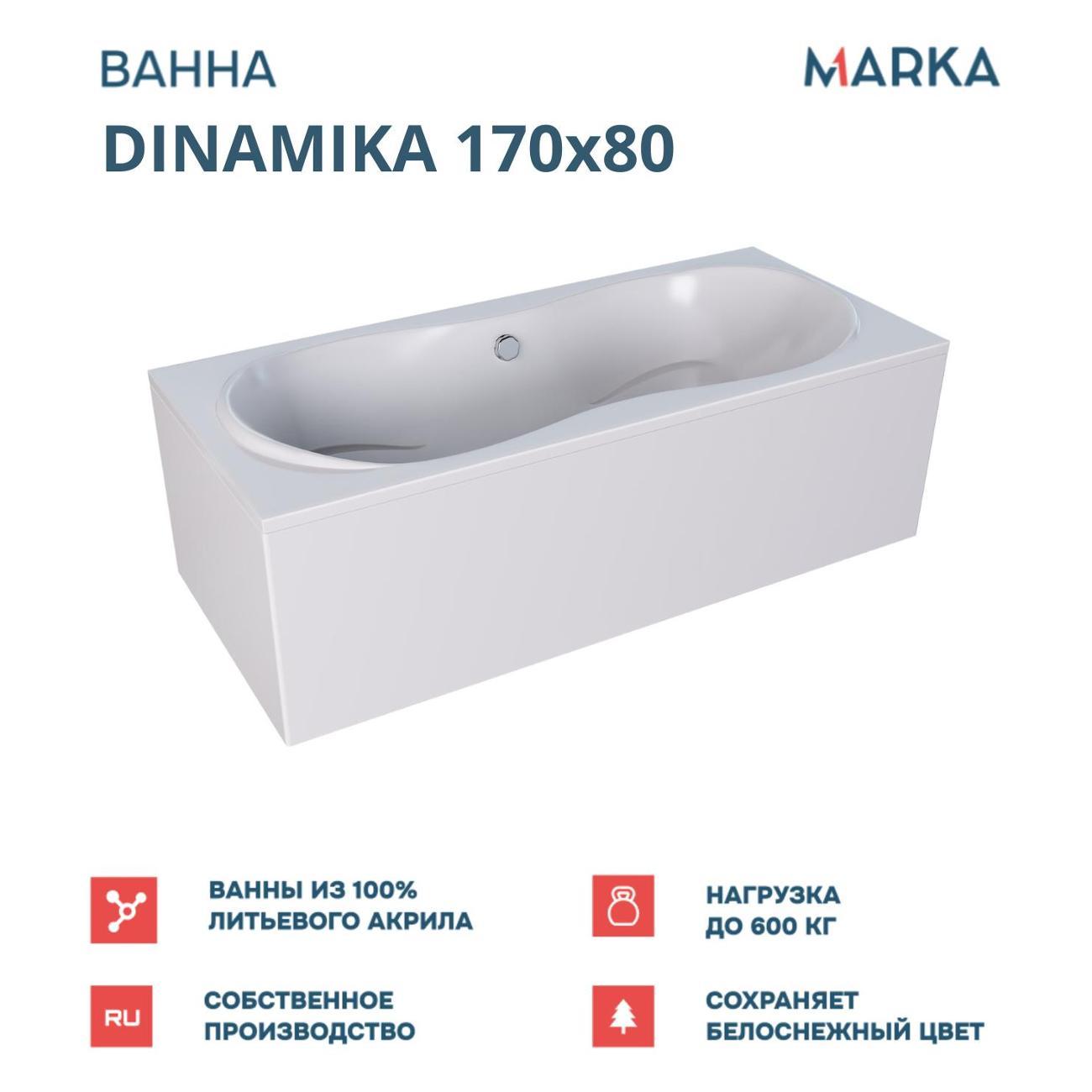 Ванна 1MARKA DINAMIKA (01ди1780кс2+)
