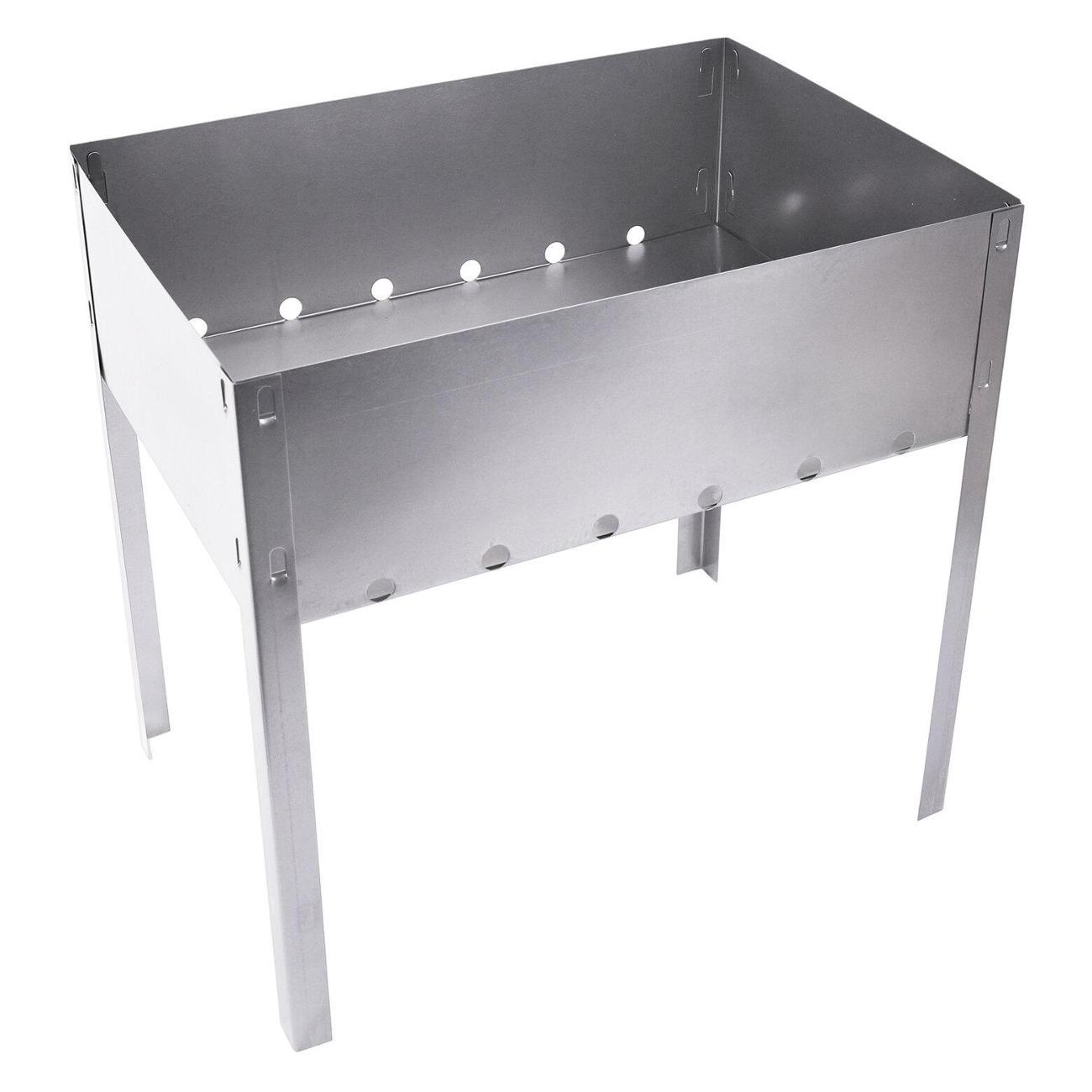 Мангал складной ГРИЛЬ И ПИКНИК сборный, 35х24х35 см