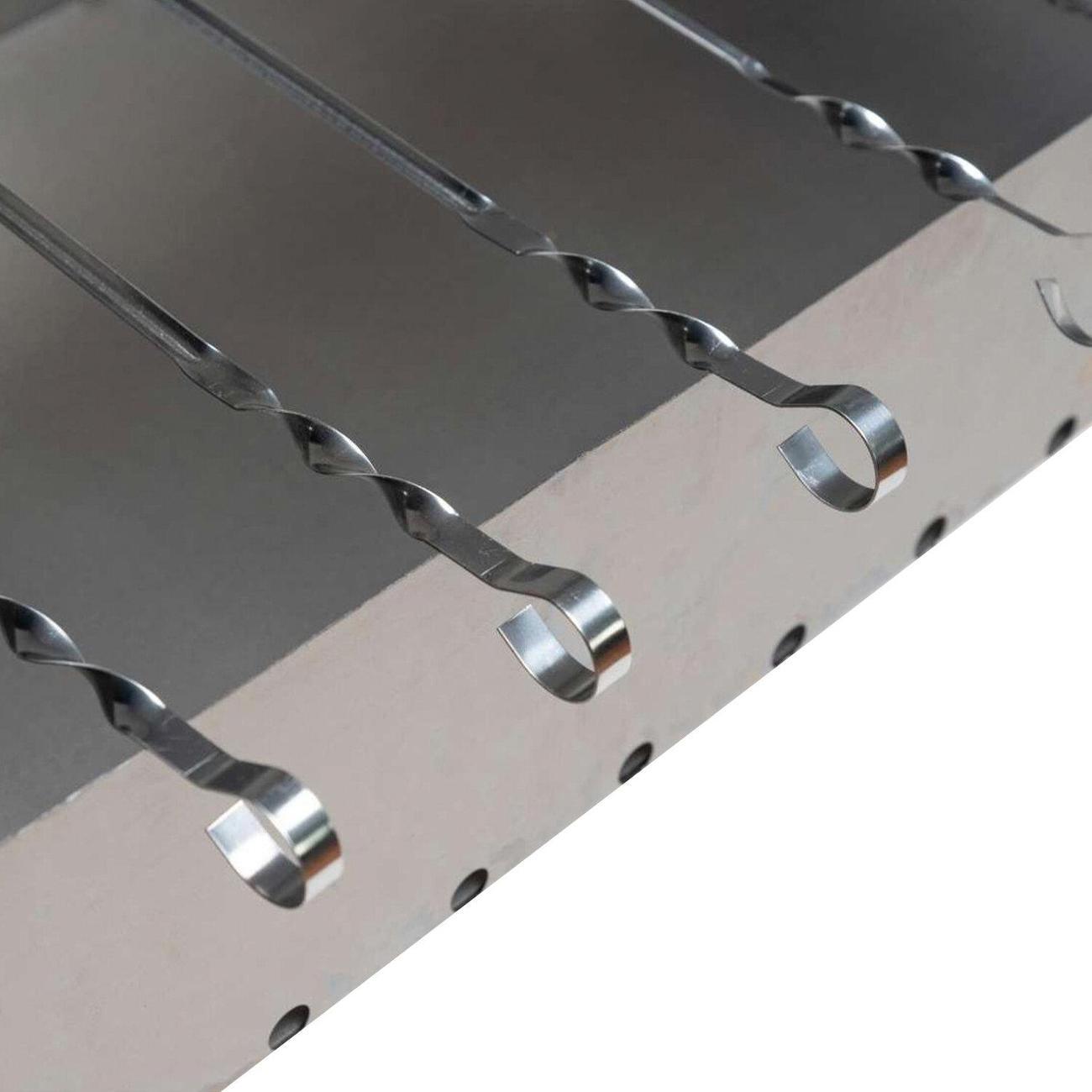 Мангал складной ГРИЛЬ И ПИКНИК сборный, 50х30х50 см + шампуры в коробке