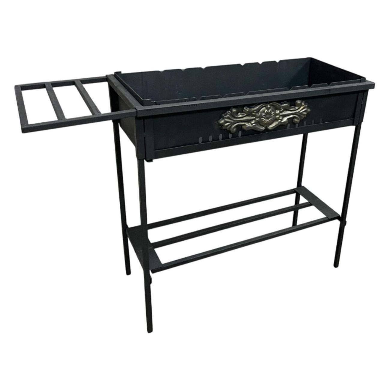 Мангал складной ГРИЛЬ И ПИКНИК сборный Дачник сталь 1,5 мм, 70х30х70 см