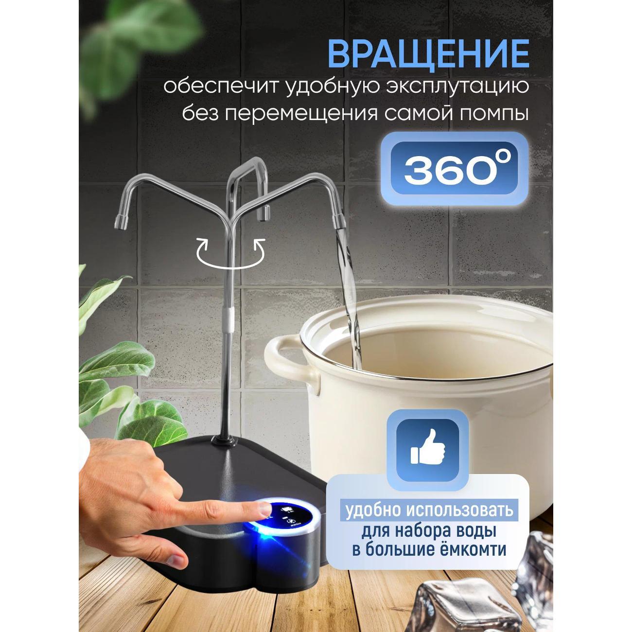 Электрическая помпа для воды AquANDLike D20черная