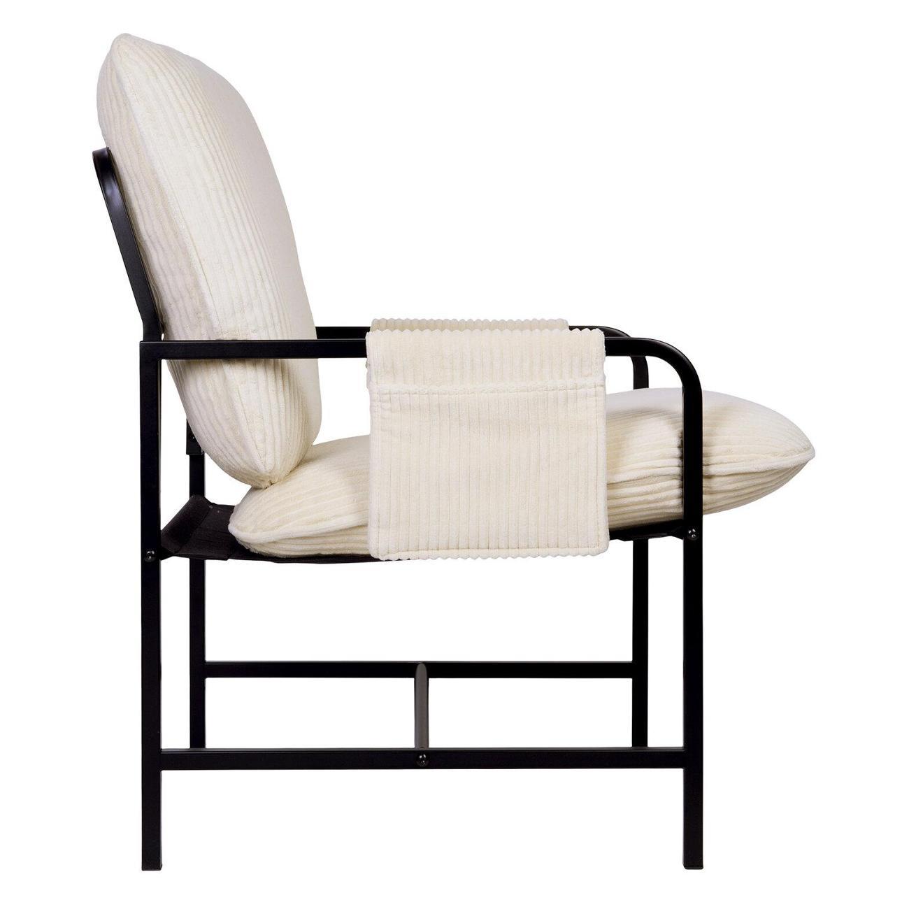 Кресло Brabix Gentle LC-300, ЛОФТ, молочное