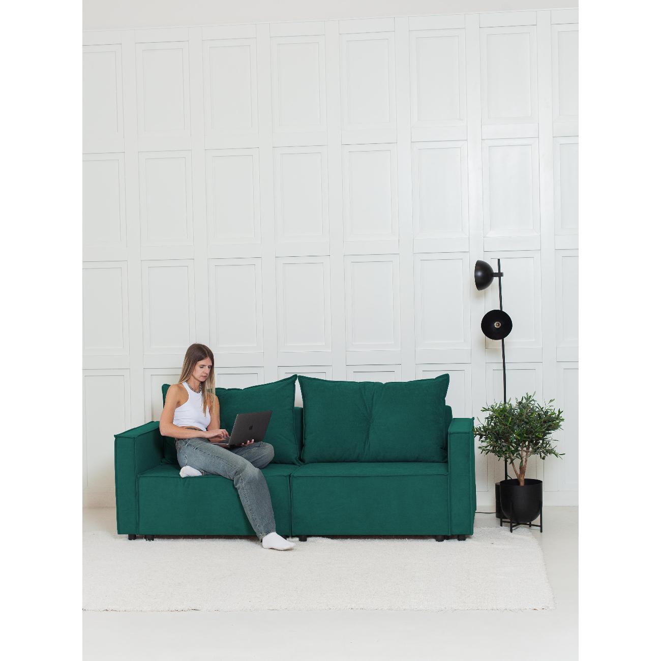 Диван CityHD ГонконгПРО зеленый