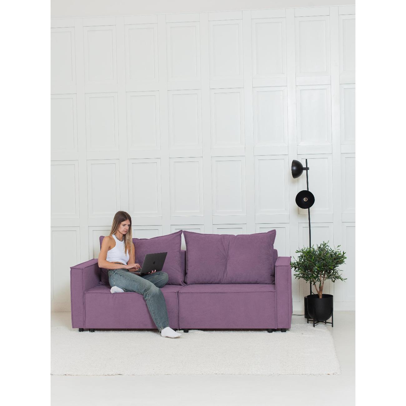 Диван CityHD ГонконгПРО фиолетовый