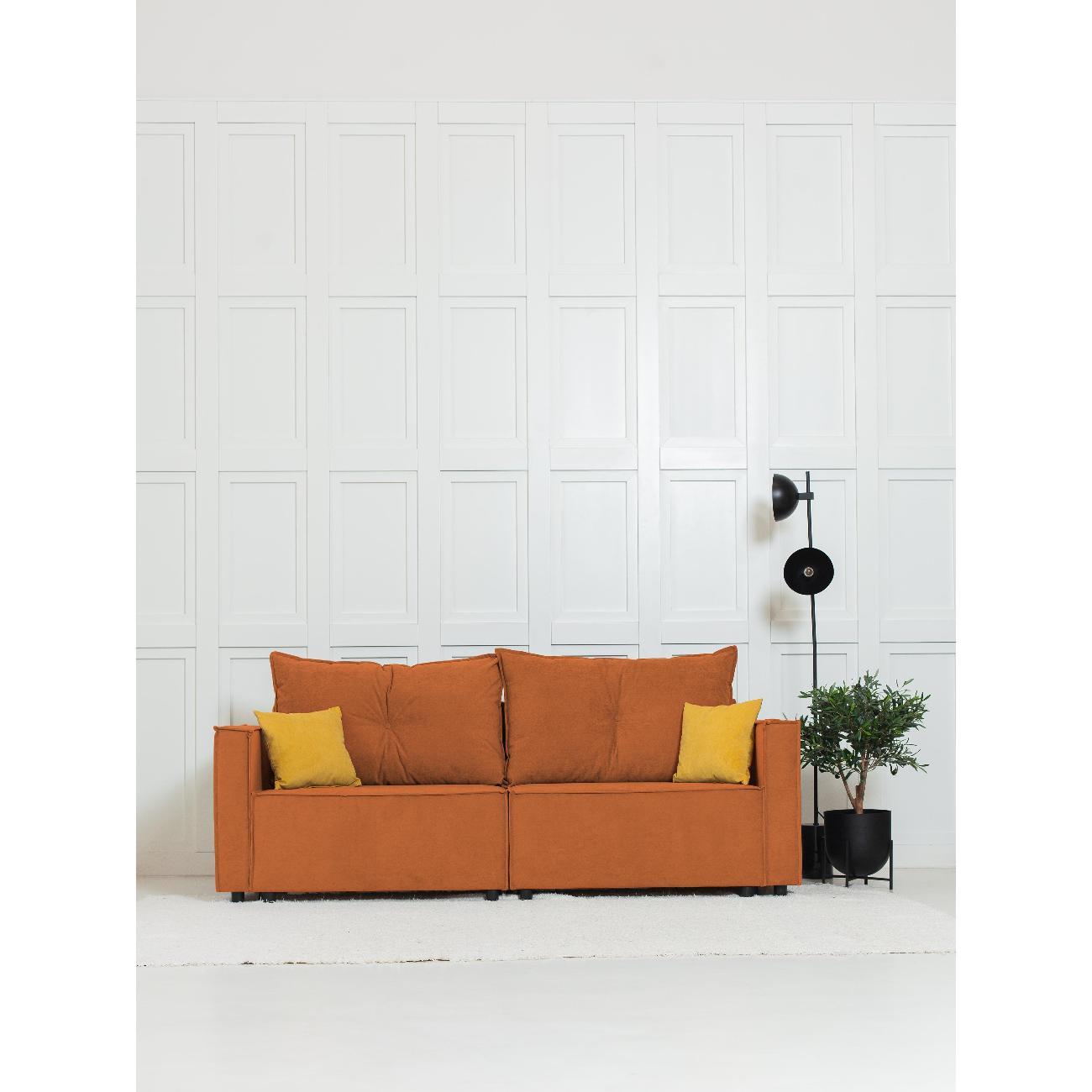 Диван CityHD ГонконгПРО оранжевый